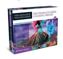CC23 VOLCANOLOGUE  - ÉRUPTIONS COLORÉES
